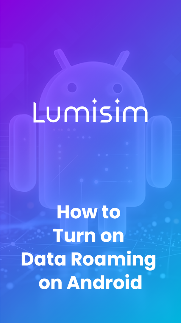 Tutorial video on how to turn data roaming on Android